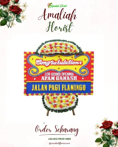 Bunga Papan Congratulation alam jaya
